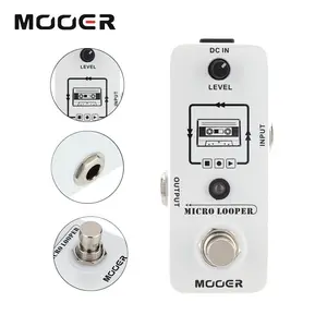 Mooer MLP1 Micro Looper Guitar Effects Pedals Unlimited 30 Min Recording Looper Short Delay Stop / Delete / Redo