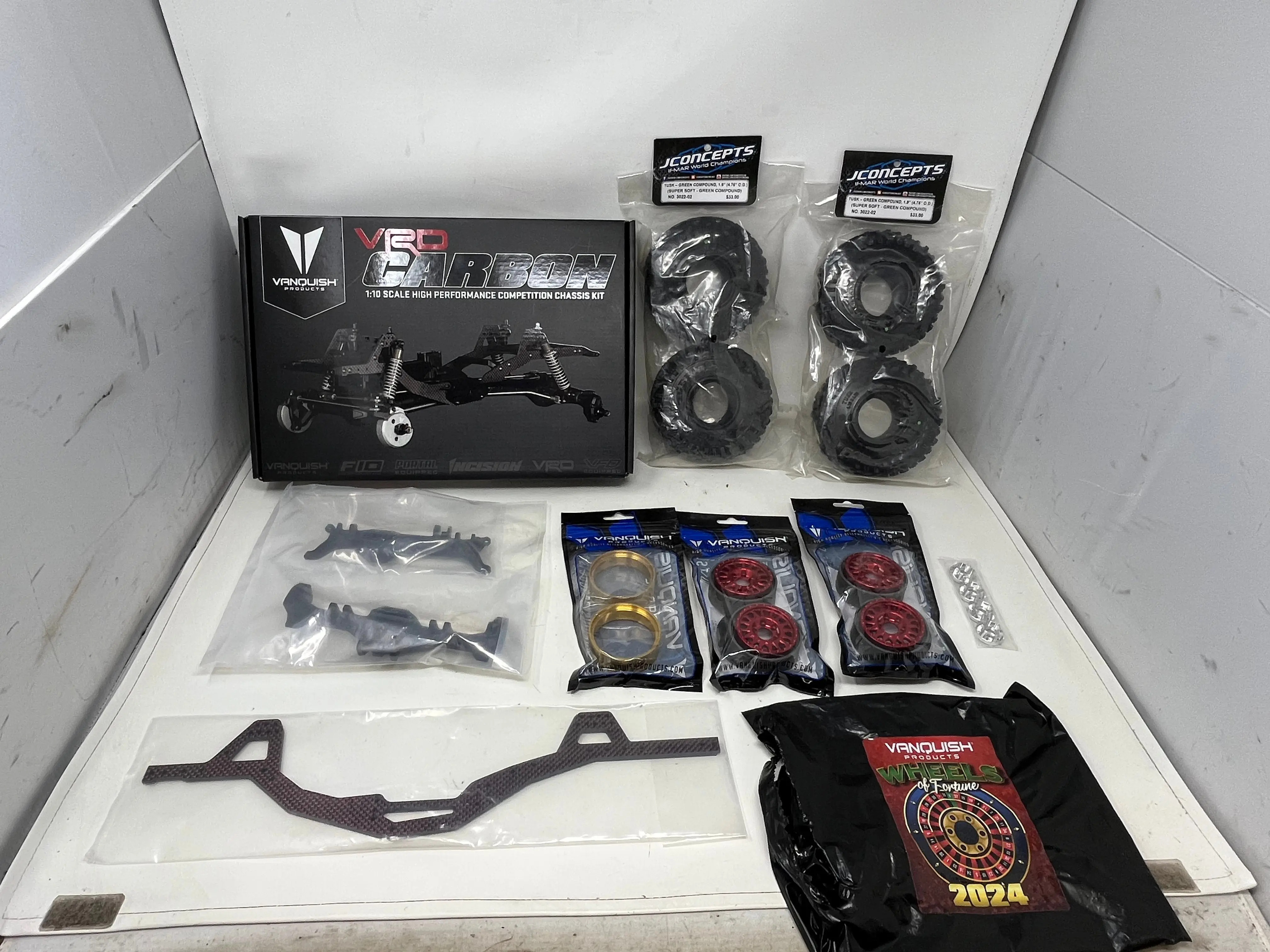 Vanquish VRD CARBON 2024 Wheels of Fortune setup.