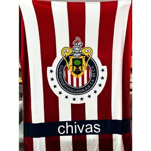 Club Deportivo Guadalajara Throw Blankets, Chivas Mexico Football Club Blanket, Liga MX Merch, Chivas Deportivo Guadalajara Fan Gifts, Gift For Him, Blankets For Bedroom, football merch