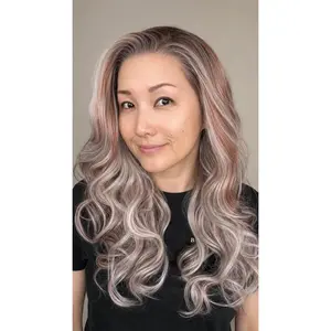 CARKIRA California Cowboy ApriCopp 24-26" Inch 13x4 Luxury Lace Front Synthetic Wig Glueless Natural Hairline Heat-Friendly