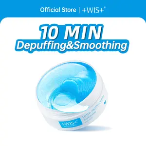 [WIS]K-Beauty Collagen Hydrogel Eye Patches, 60 Patches – Reduce Puffiness, Fine Lines & Dark Circles in 10 Minutes Eye Care Routine Eye Brightener Eye Cream Moisturizer Soothing