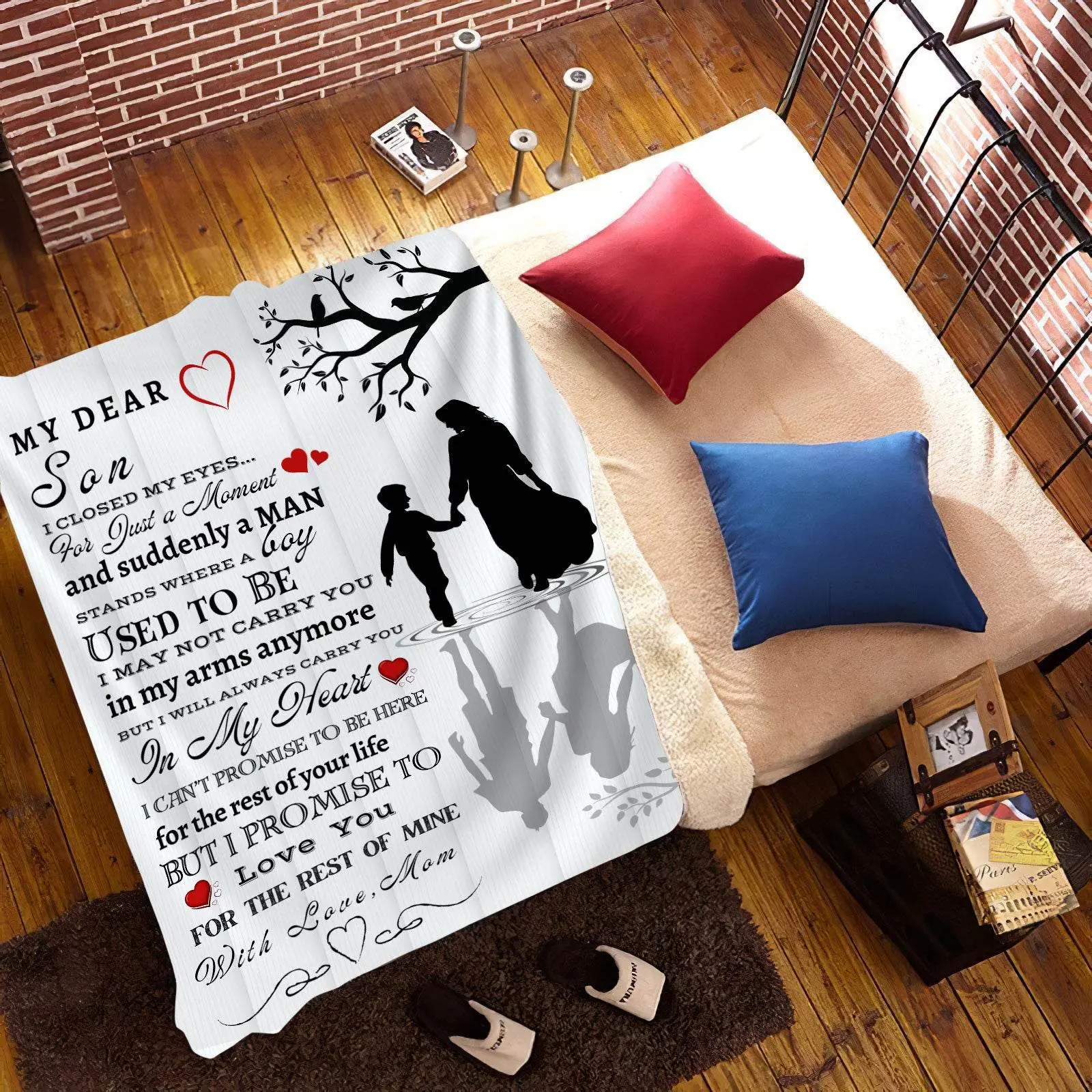 Reflections from Mom to Son Cozy Fleece Blankets Reflections from Mom to Son Cozy Fleece Blankets