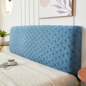 Soft Embroidered Bed Head Cover, Stretchable Washable Bed Head Protector, Essential Bedroom Decoration, 1 Piece