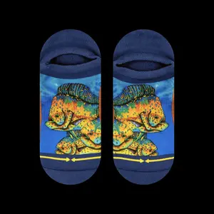 El Dorado No Show Sock With Art By Daniel Jean-Baptiste