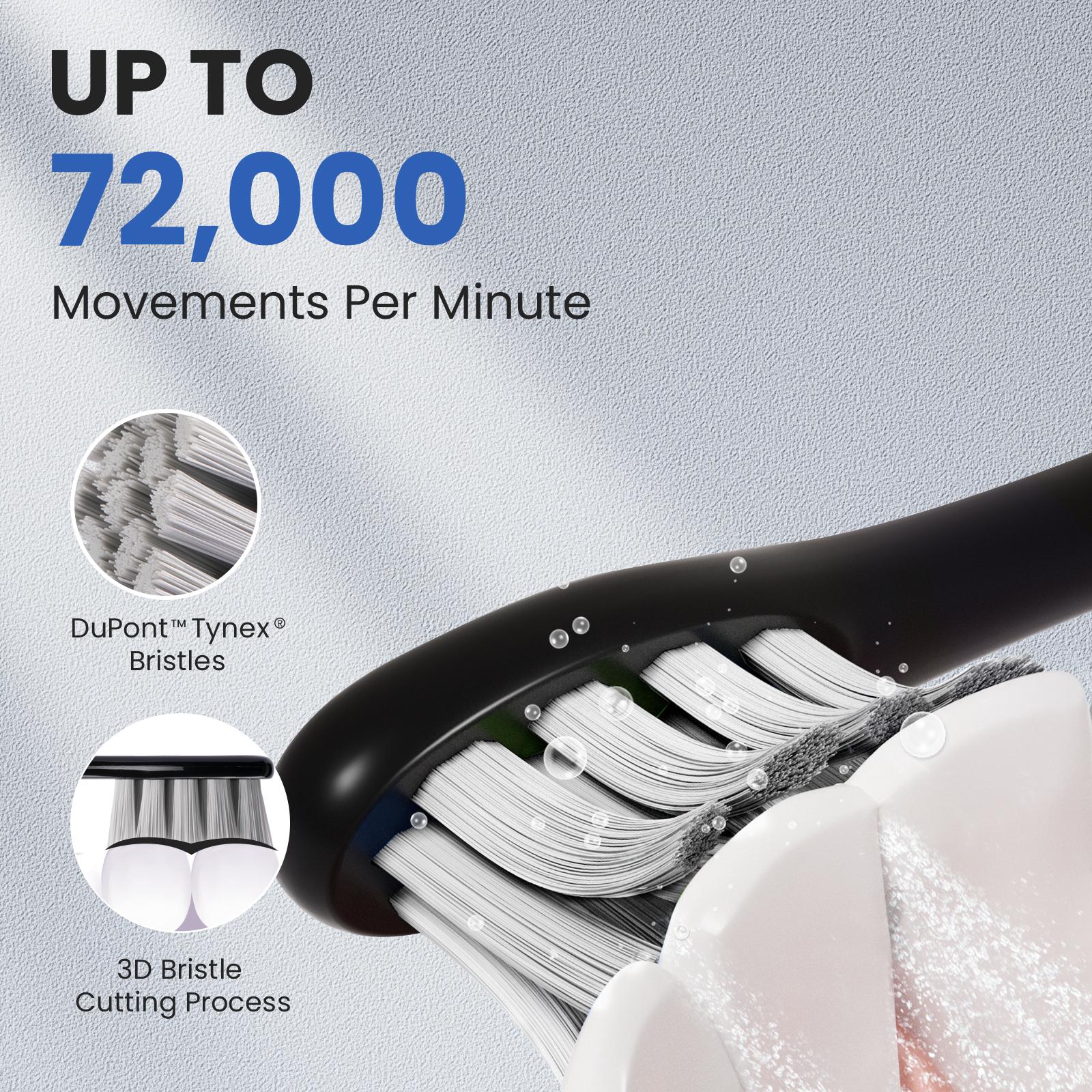 Oclean Electric Toothbrush,72,000 VPM, effective whitening,,90-day battery life,smart timer, soft bristles,charge protection Oral Sensitive Cleansing