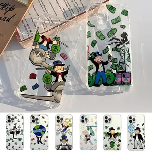 Game M-Monopolies Phone Case For iPhone 17 16 15 14 13 12 11  Pro Max X XSMax Air Plus & Samsung Galaxy S25 Ultra S24 S23 S22 S21 Plus Transparent Soft TPU Back Cover