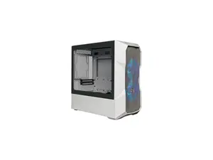 Cooler Master TD300 Mesh TD300-WGNN-S00 White Steel / Mesh / Plastic / Tempered Glass Micro ATX Tower Computer Case