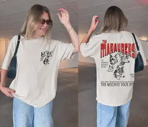 70s Wizards Marauders World Tour Tee; Comfort Colors® Pottery Tee - ATYD T-Shirt - Subtle HP Shirts