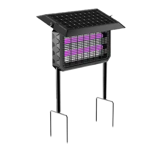 Vecotost-Heavy Solar Bug Zapper -Detachable 5000V XL IPX5 Solar & 8000mAh Battery, Waterproof Mosquito Killer Fly Trap for Outdoor, Patio, Camping & Indoor