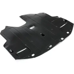 KQQIO Engine Splash Shield Compatible with 2014-2016 Hyundai Elantra Replacement for 291103Y900, 291103X900, HY1228183 Under Cover Front Sedan PE Plastic Black 1PC