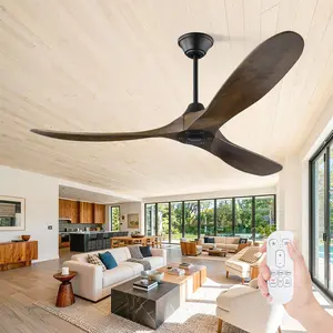 52/60/70in Ceiling Fan - Modern Design for Living Room & Bedroom - Remote Control & Quiet Operation