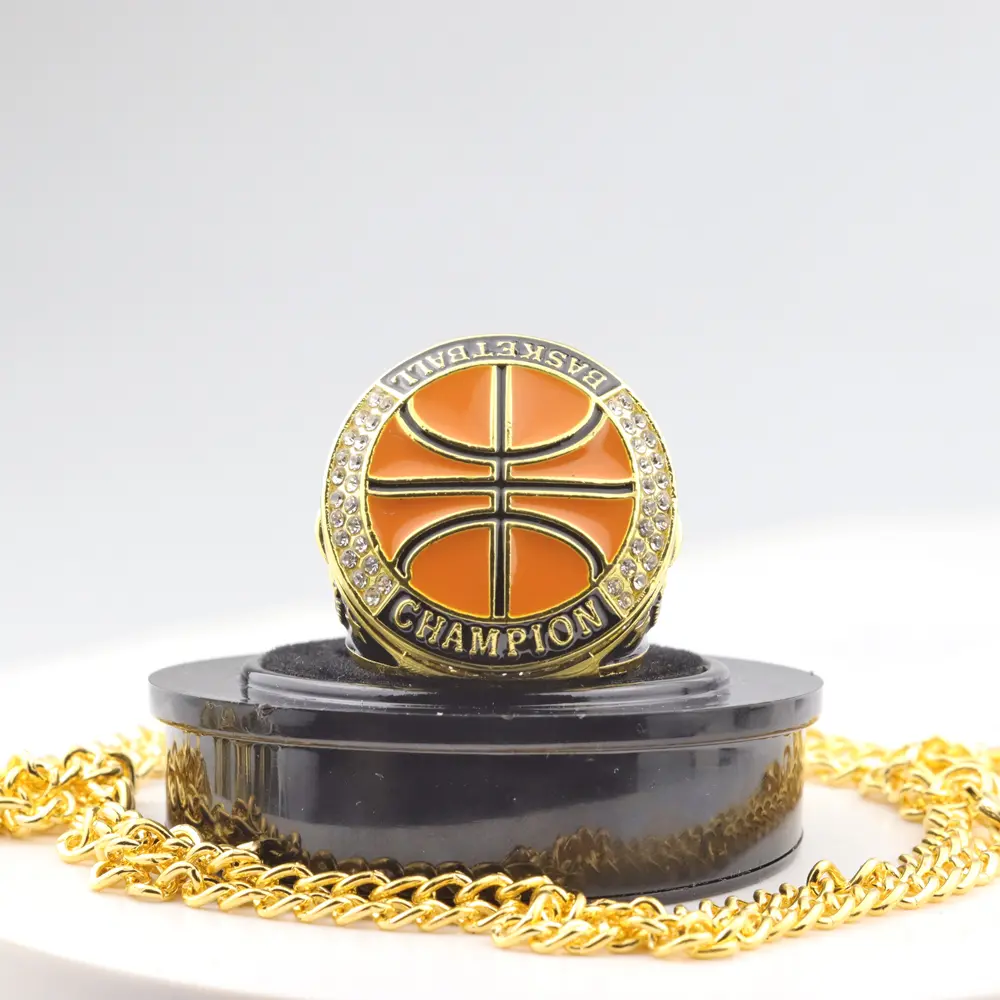 golden Fantasy BasketballLeague Championship ringsfantasy basketball Trophybasketball Rings for kidsbasketball Prize 2024 2025