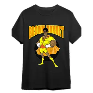 The Brown Hornet T-Shirt 334753   funny Men'S Short Sleeve Graphic T-shirt Collection black PR