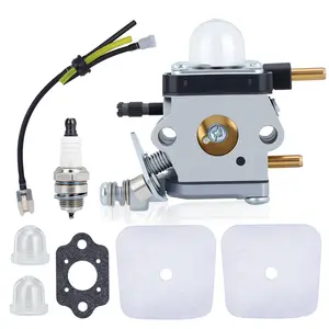 Hipa C1U-K54A Carburetor for Mantis Tiller 7225 7222M 7222 7222E 7210 7924 7920 7228 7230 7234 7921 7240 7925 Cultivator C1U-K82 Rebuild Kit