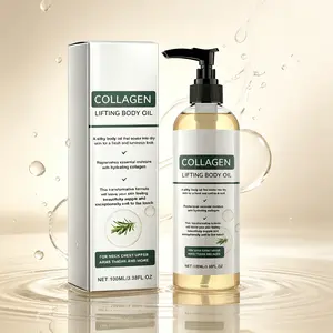 Collagen Body Oil 100ml – Hydrating Body Oil for Dry Skin, Luminous & Soft Skin Daily Moisture for Neck, Chest & Arms