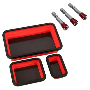 Magnetic Tool Storage Tray, Foldable Magnetic Part Tray, Tool Organizer, Tool Storage Box for Home & Office, Tool Organizer for Home & Office, Garage Tool Storage, Tool Storage Container, Toolbox Organizer