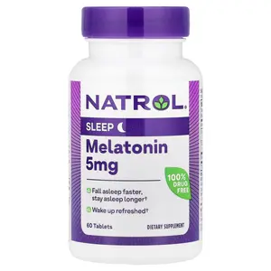 Natrol Melatonin, 5 mg, 60 Tablets