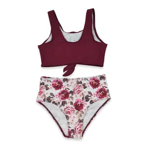 floral print Summer Kids Swimwear