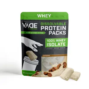 VADE NUTRITION 100% WHEY ISOLATE DISSOLVABLE PROTEIN PACKS VADE NUTRITION 100% WHEY ISOLATE DISSOLVABLE PROTEIN PACKS