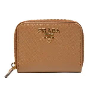 Pre-owned PRADA Other Small Leather Goods Saffiano Leather Coin Case