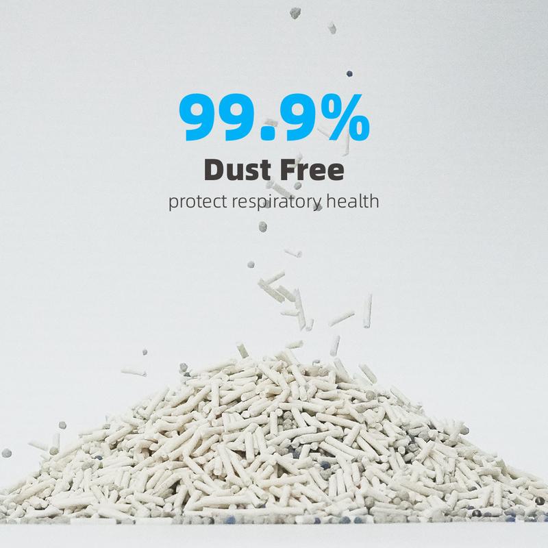 ZuttoNyan 4-in-1 Tofu Mixed Cat Litter,Odor Control,Fast Clumping,Dust Free,Low Tracking,Flushable