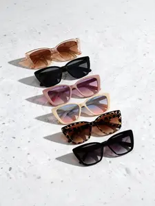 6 Pairs Women's Thick Frame Large Sunglasses, Perfect for Daily Use, Parties, Photoshoots, Travel, Ideal Gift Choice