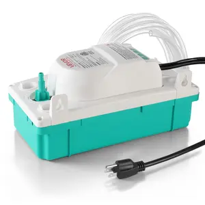 【FathersDayGift】VEVOR Condensate Pump, 1/24 HP, 110 GPH, 24 ft Lift, 100-240V Automatic AC Condensation Removal Pump with Safety Switch & 20 ft Tubing, for Air Conditioner, Dehumidifier, HVAC, Furnace, Ice Maker