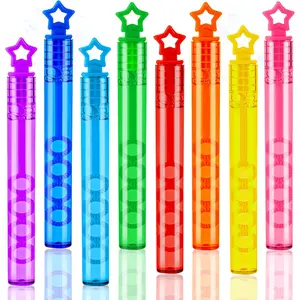 32 Pcs Mini Bubble Wadns Party Favors for Kids,8-Color Bubble Stick, Thanksgiving and New Year, Theme Birthday, Wedding, Summer Girls and Boys Carnival, Outdoor Gifts for Students