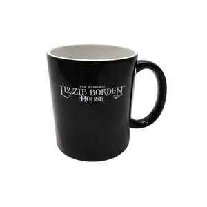 Official Lizzie Borden House Heat Changing Mug | Halloween Coffee Mug | Gothic Kitchen Decor | Spooky Drinkware