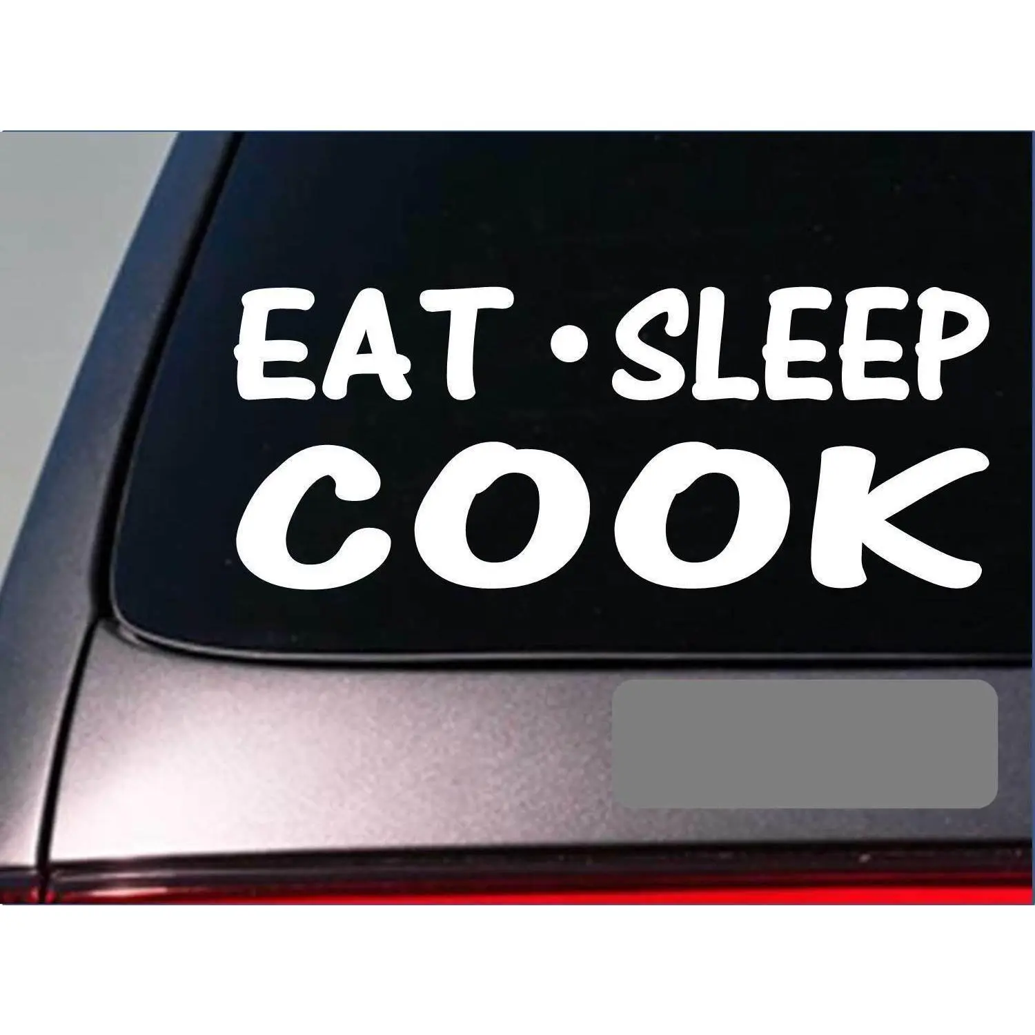 Eat Sleep Cook  Sticker *G840* 8" vinyl chef recipe baker cookie cake cooking