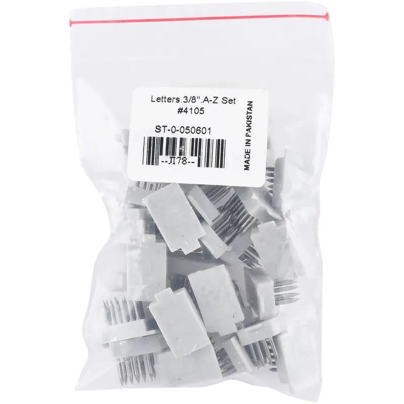 Extra Jeffers Standard Tattoo Letters and/or Numbers, 3/8"