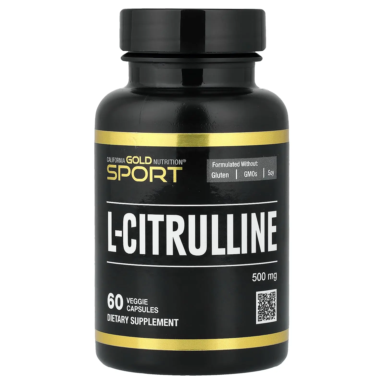 California Gold Nutrition Sport, L-Citrulline, Kyowa Hakko, 500 mg, 60 Veggie Capsules