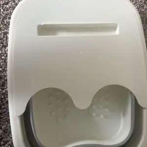 Portable Folding Foot Bath Tub with Massage Function, Space-Saving Design, Hanging Hangable No Power Needed, Home Bedroom Bathroom Accessory, Home Goods