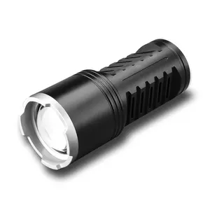 USB-C Rechargeable LED Flashlight Super Bright Zoomable Waterproof 3 Modes Flashlight for Camping Hiking and Emergency