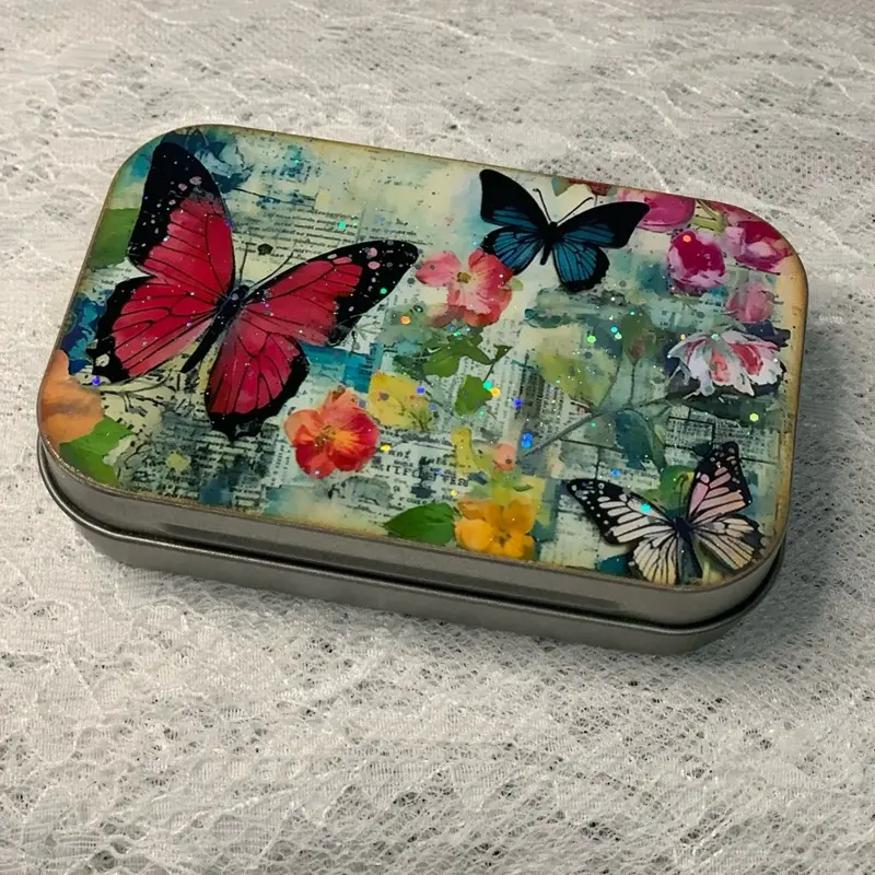 Tin box, trinket box, small storage