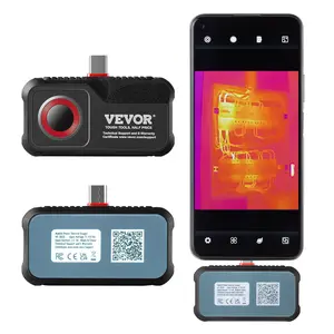 fathersdaygift VEVOR Thermal Imaging Camera for Android, 256x 192 IR Resolution Infrared Thermal Imager with Visual Camera, 25Hz Refresh Rate Thermal Camera for Smartphone/Tablet, -4-1022F Temperature Range, IP54