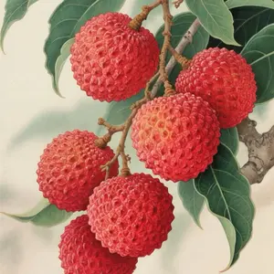 A Lychee live plant in a 4'' pot /seedings Fruit Tree Juicy Seedlings