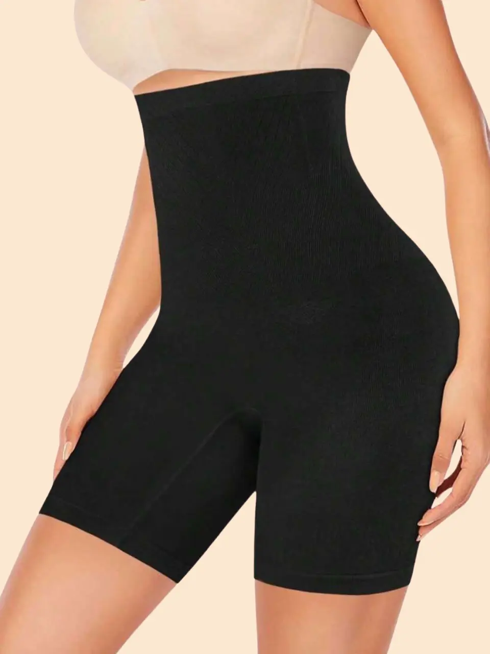 High Waist Seamless Tummy Control Shapewear for Women – Butt Lifting & Thigh Slimming Body Shaper Panties Compression Fabric