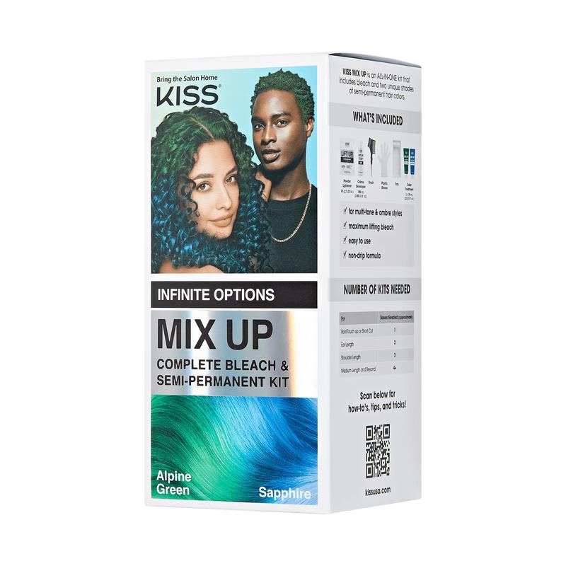 Mix Up Complete Hair Color Kit – Sapphire & Alpine Green