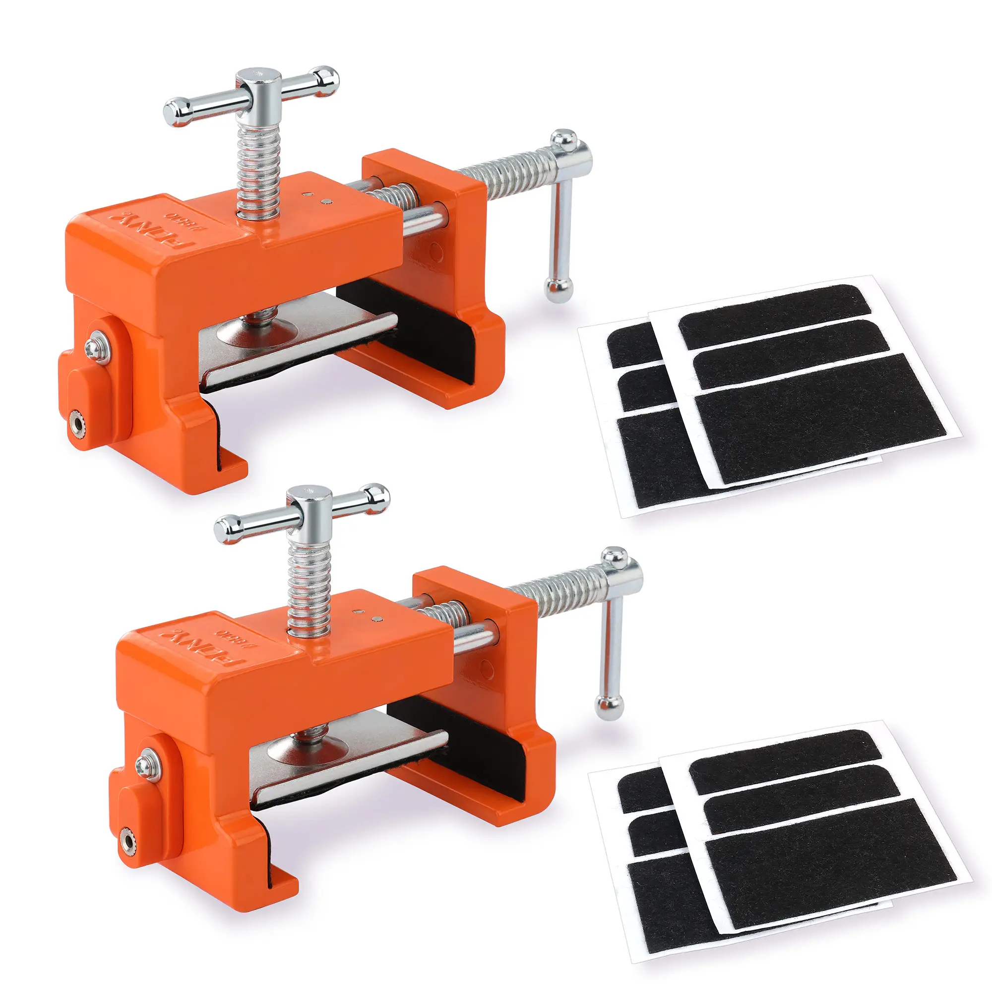 #FallDealsforYou PONY 2-Pack Cabinet Clamps, 8510 Cabinet Claw, Face Frame Clamps for Installing Cabinets, 440 lbs Load Limited Orange