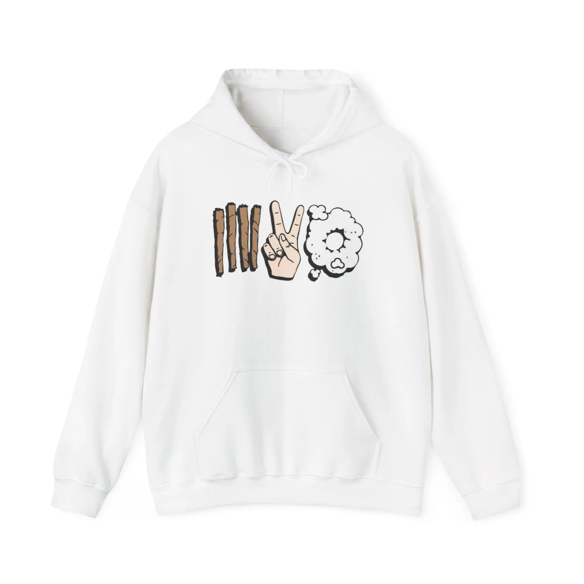 Broccoli Peace Hoodie – Funny Veggie Graphic Sweatshirt