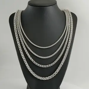 Elarique 18K gold-plated dragon bone chain necklace with pendant, finished chain, hip-hop personalized necklace for men