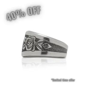 Mystic Rose Spoon Ring