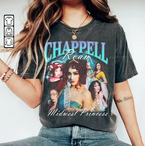 ChappellRoan – Midwest Princess Unisex T-Shirt - Fan Tees- Merch Gift - Retro 90s Tee Cotton Shortsleeve