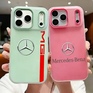 luxury car M-Mercedes BenzS Phone Case Slim Clear Jelly Case for iPhone 17/16/15/14/13/12, Soft TPU Shockproof Scratch-Resistant, Transparent Anti-Yellowing Cover, Trendy Colors, Ultra Lightweight for Daily/Travel/Work Use