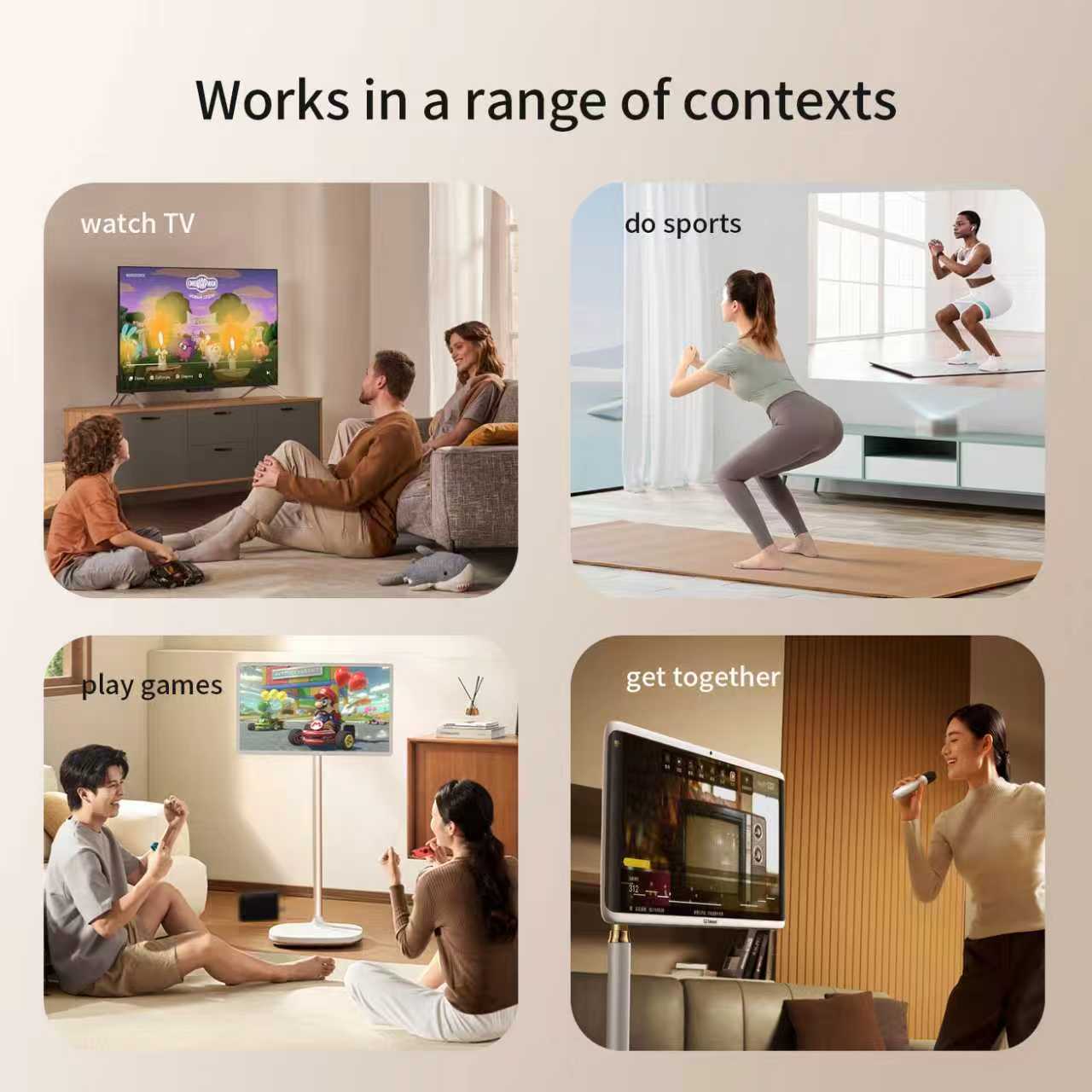 Home Theater 3D Stereo Surround RGB Wireless Speaker 20W Multi-Function Subwoofer Soundbar Support For TV/PC