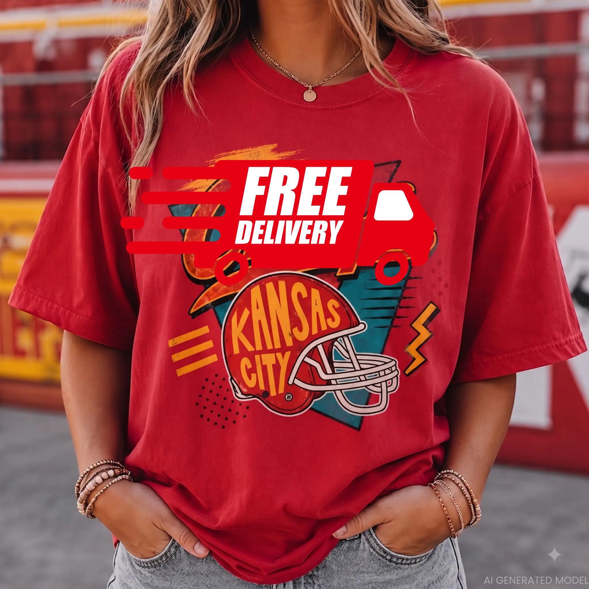 Kansas City Football Vintage Shirt, Retro Football Graphic Tee, Comfort Colors Game Day Shirt, Sports Fan Gift