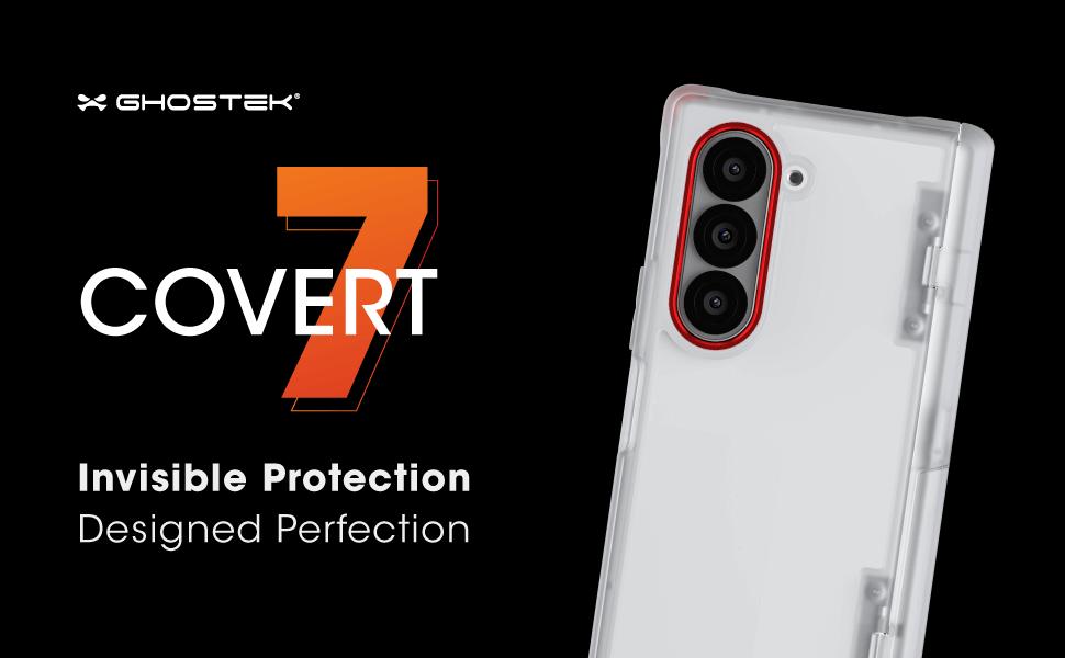 Galaxy Fold 6 Protective Clear Shockproof Case  — COVERT protect your phone