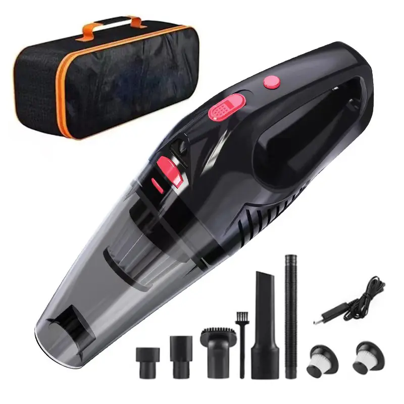Cordless Handheld LED Lighting Vacuum Cleaner - 5.5kPa Suction, Fast Charging, Long Battery Life, Rechargeable Wet & Dry Vacuum for Car and Home Cleaning, Cordless Handheld Vacuum, Rechargeable Handheld Vacuum