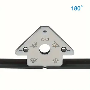 1pc Welding Magnet Corner Clamp Set, Multi-Angle 45/90/135/180 Degree, Magnetic Welding Holder, Support Bracket for Arc & MIG Welding, Welding Accessories and Tools, 25KG Max Weight Capacity, No Electricity Needed